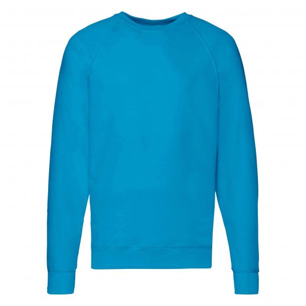 Lightweight Raglan Sweat 80/20 Azure Blue S