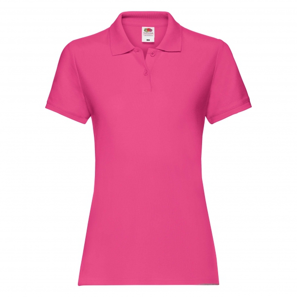 Lady Fit Premium Polo Fuchsia XS