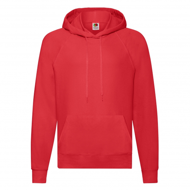 Lightweight Hooded Sweat 80/20 Red S