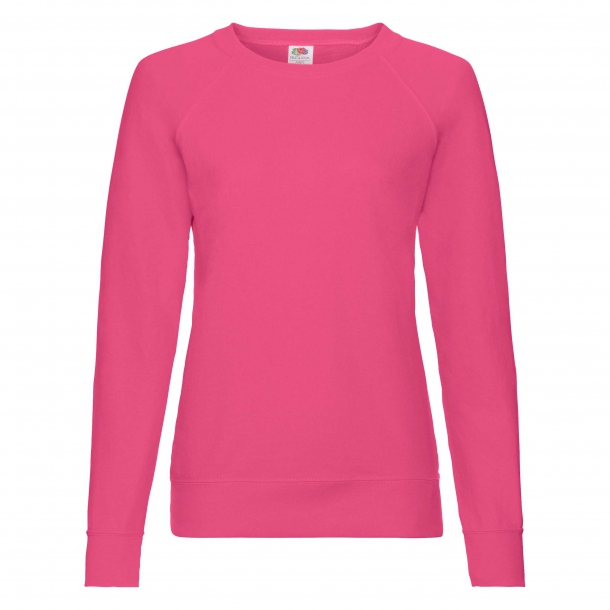 Lady Fit Lightweight Raglan Sweat 80/20 Fuchsia M