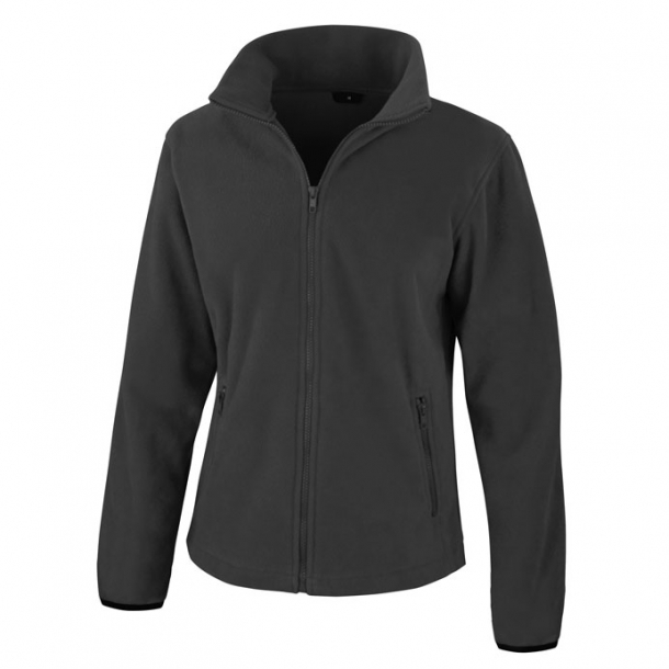 Womens Fashion Fit Outdoor Fleece Black XS