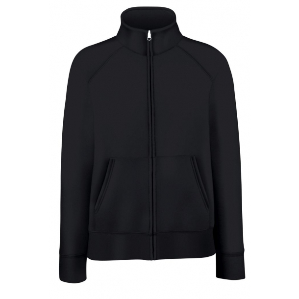 Lady-Fit Sweat Jacket 70/30 Black XS