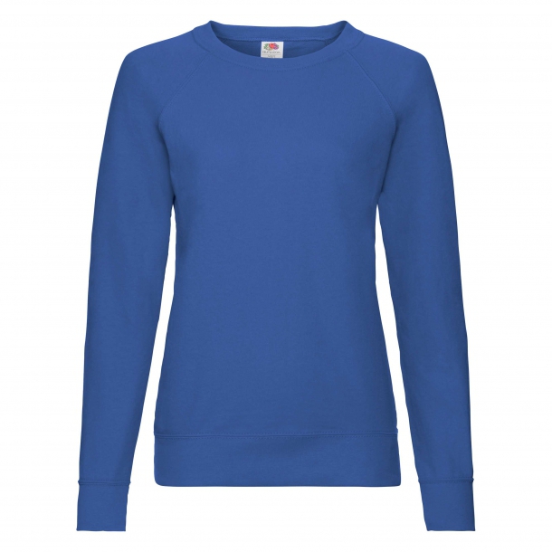 Lady Fit Lightweight Raglan Sweat 80/20 R.Blue S