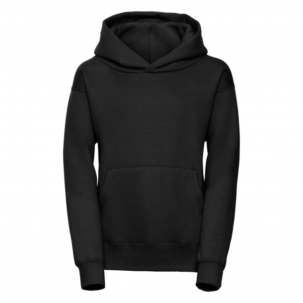 Kids Hooded Sweatshirt 50/50 Black 9-10 (140)