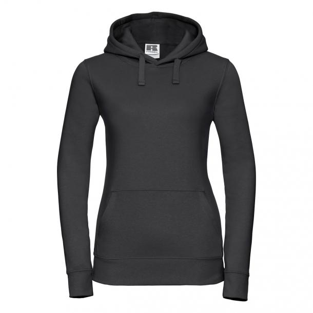 Ladies Authentic Hooded Sweat 80/20 Black XS