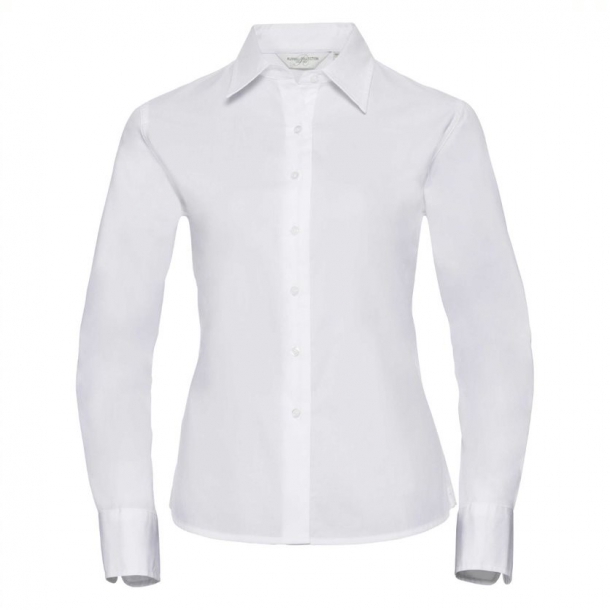 Ladies LS Classic Twill Shirt White XS