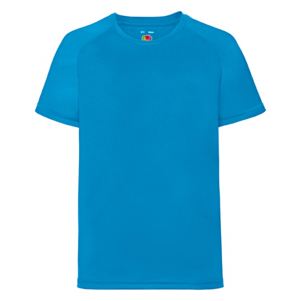 Kids Performance T-Shirt Azure Blue 14-15 (164)
