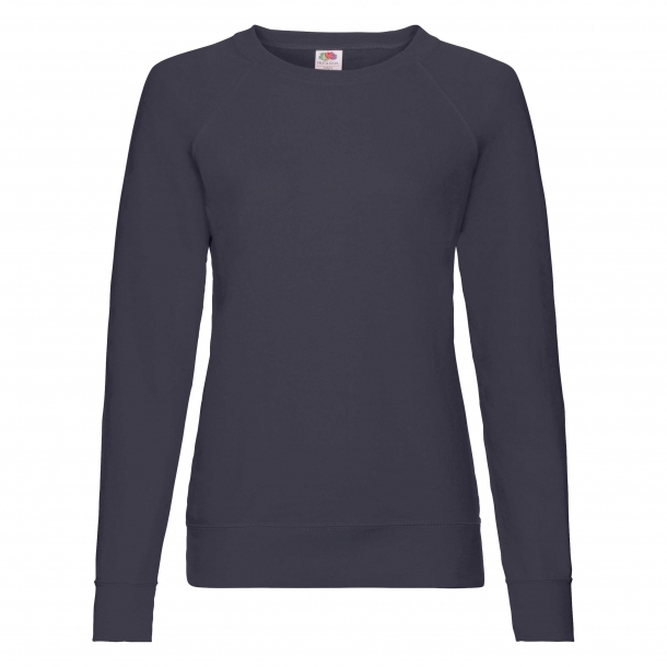 Lady Fit Lightweight Raglan Sweat 80/20 D.Navy M