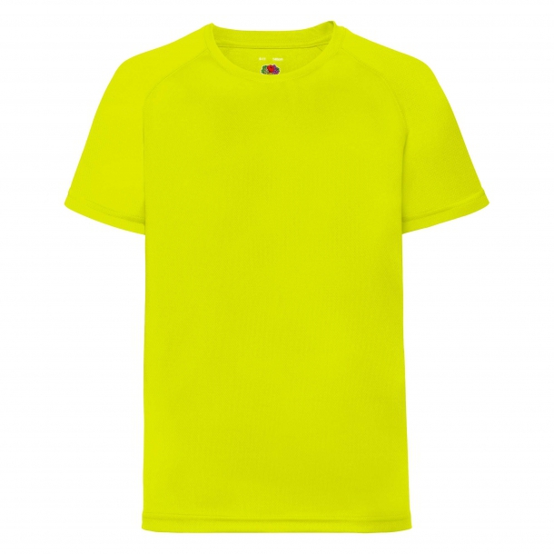 Kids Performance T-Shirt Bright Yellow 14-15 (164)