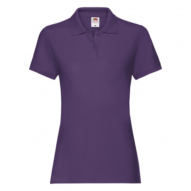 Lady Fit Premium Polo Purple XS