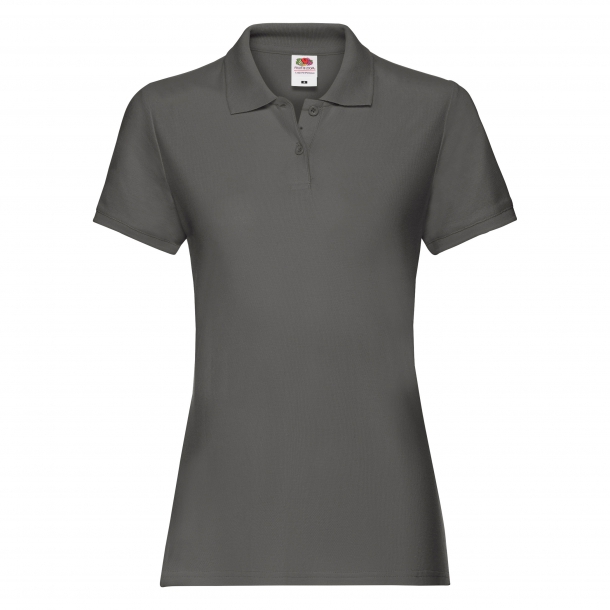 Lady Fit Premium Polo Light Graphite XS