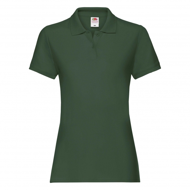 Lady Fit Premium Polo Bottle Green XS