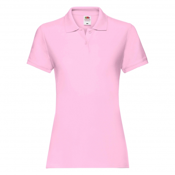 Lady Fit Premium Polo Light Pink L