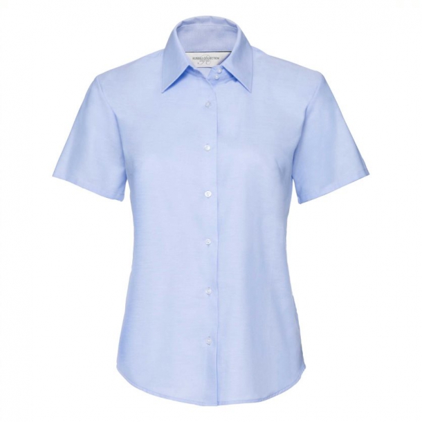 Ladies S/S Easy Care Oxford Shirt Oxford Blue M