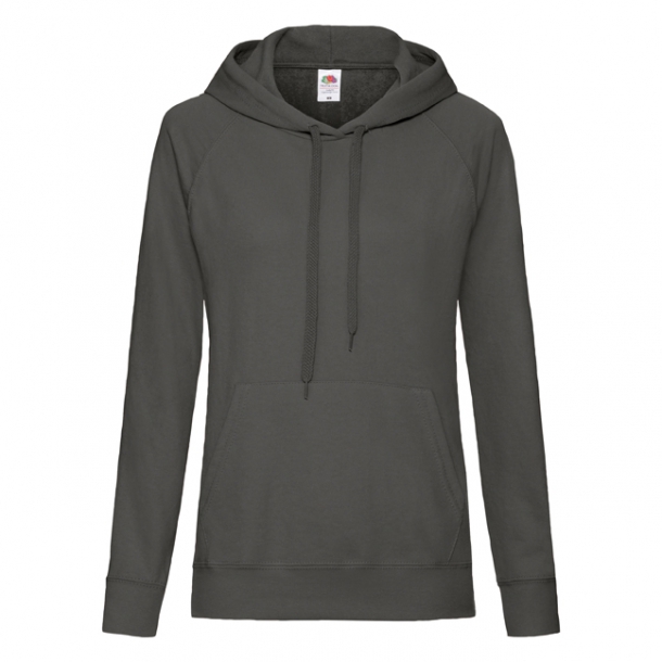 Lady Fit Lightweight Hooded Sweat 80/20 Graphit XS
