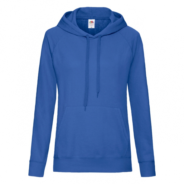 Lady Fit Lightweight Hooded Sweat 80/20 R.Blue L