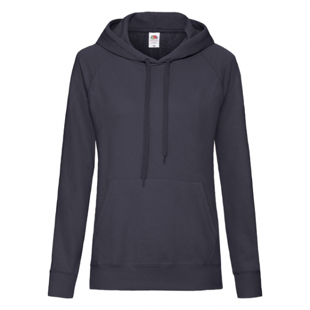 Lady Fit Lightweight Hooded Sweat 80/20 D.Navy XS