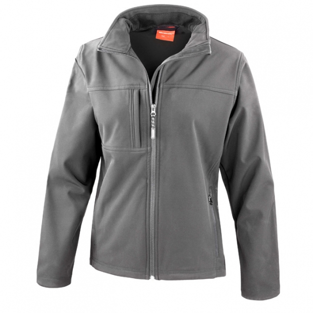 Womens Classic Softshell Jacket Grey L