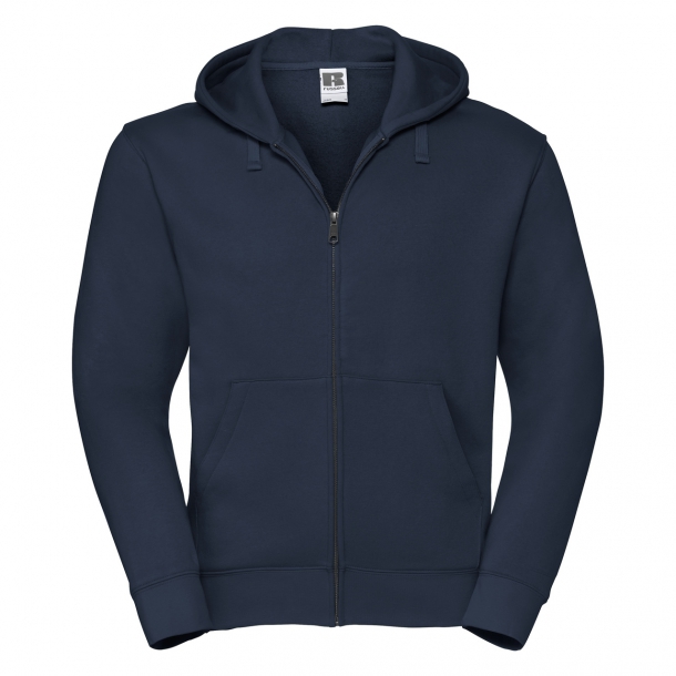 Adults Zip Hooded Sweat 80/20 French Navy L - French navy