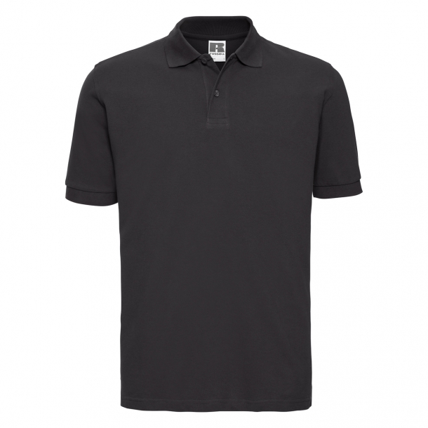 Mens Classic Cotton Polo Black L