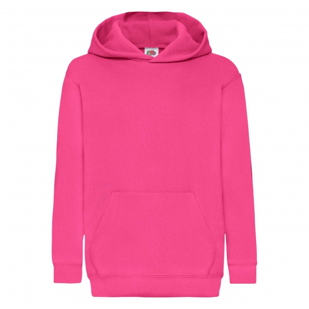 Kids Hooded Sweat 80/20 Fuchsia 12-13 (152)