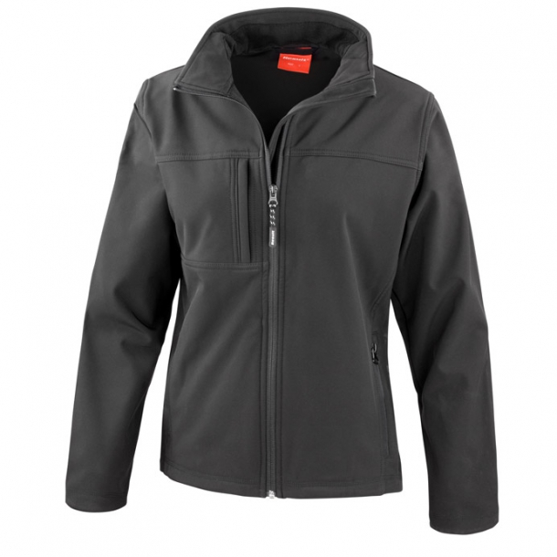 Womens Classic Softshell Jacket Black L