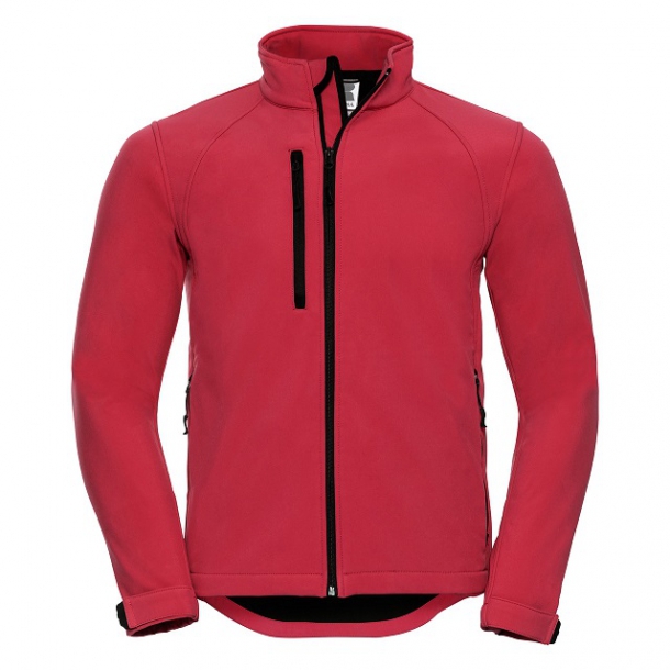 Mens Softshell Jacket Classic Red L