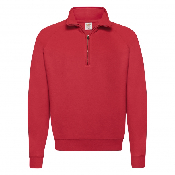 Zip-Neck Sweat 80/20 Red S