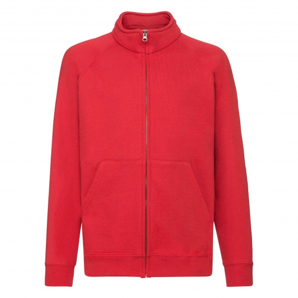 Kids Sweat Jacket 80/20 Red 5-6 (116)