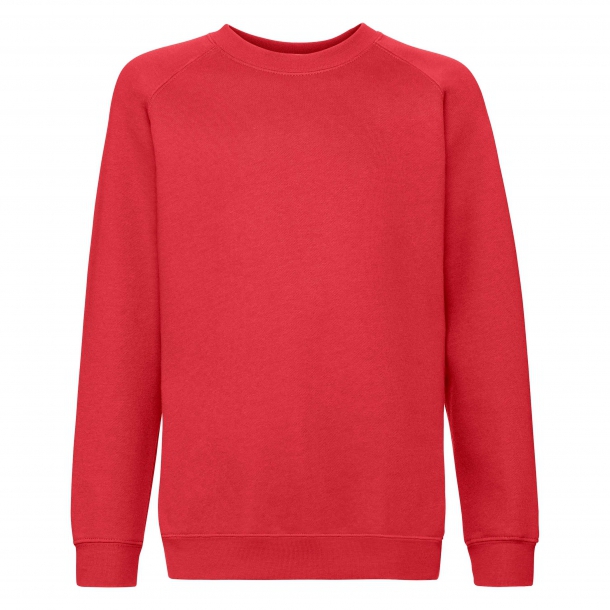 Kids Raglan Sweat 70/30 Red 5-6 (116)