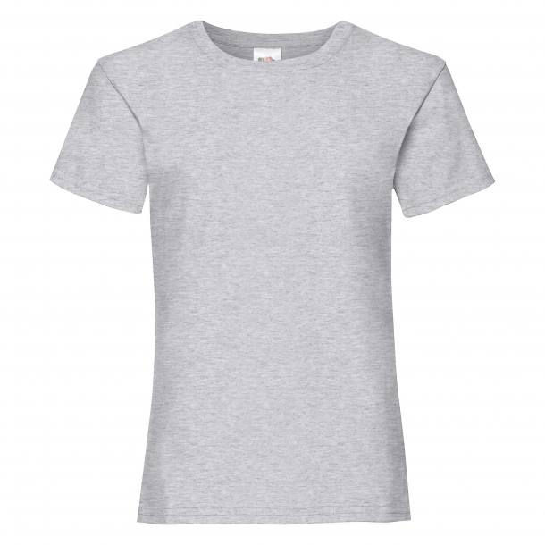 Girls Valueweight Heather Grey 12-13 (152)