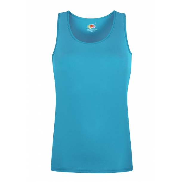 Ladies Performance Vest Azure Blue 2XL