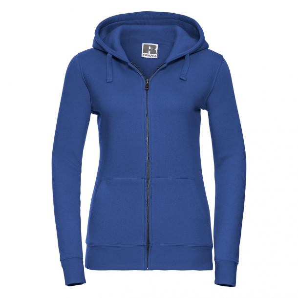 Ladies Authentic Zip Hooded Sweat 80/20 B. Royal L