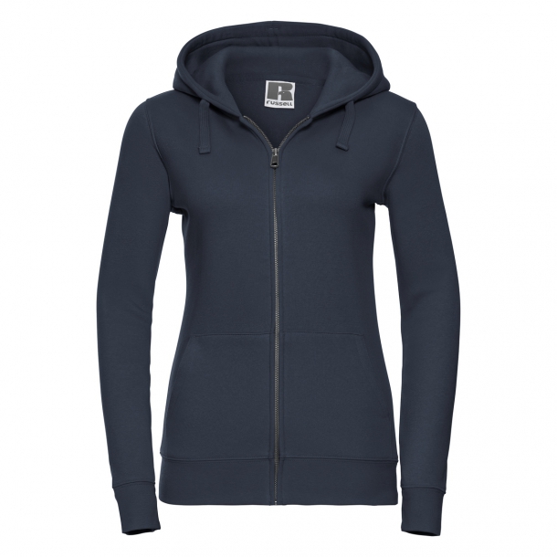 Ladies Authentic Zip Hooded Sweat 80/20 F. Navy L