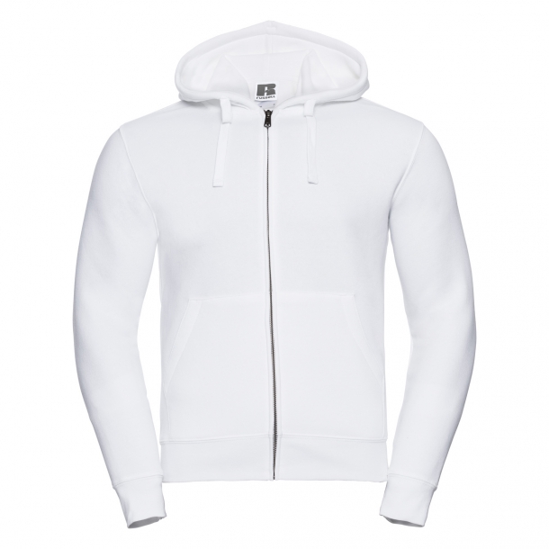 Adults Zip Hooded Sweat 80/20 White L
