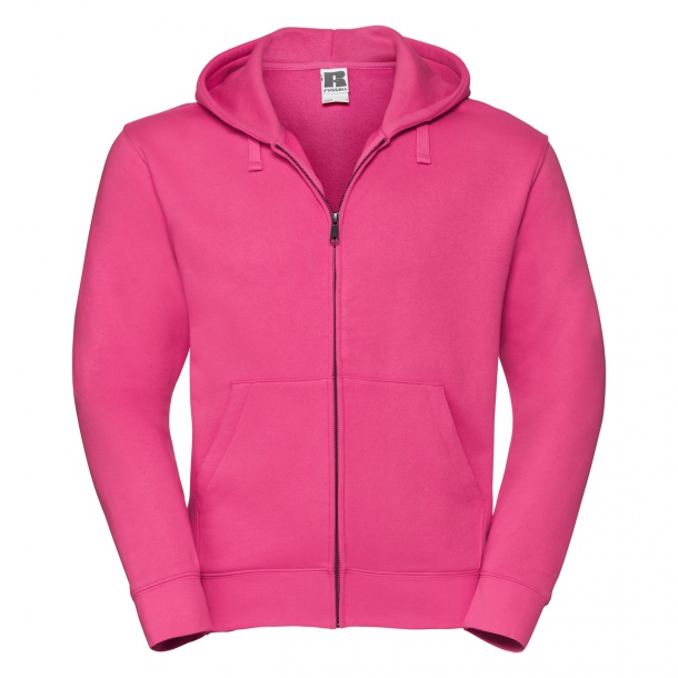 Adults Zip Hooded Sweat 80/20 Fuchsia L