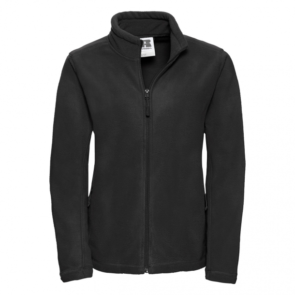 Ladies Full Zip Outdoor Fleece Black XL