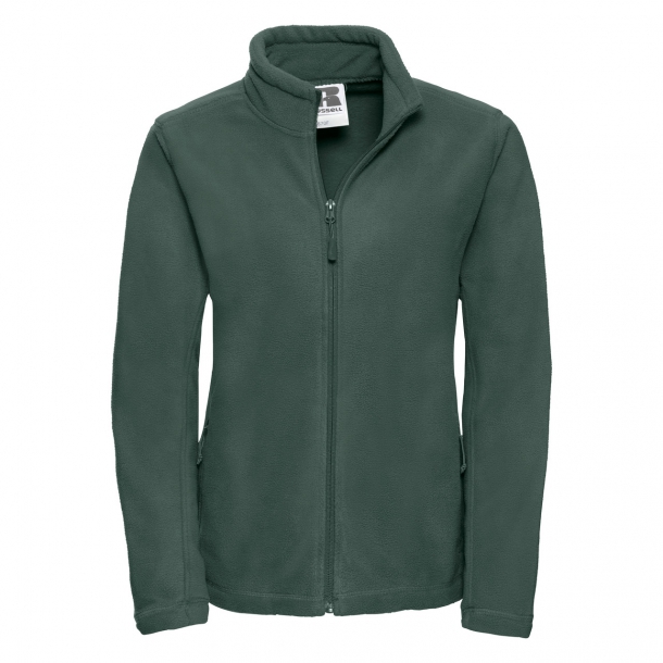 Ladies Full Zip Outdoor Fleece Bottle Green L