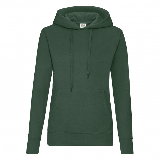 Lady-Fit Hooded Sweat 80/20 Bottle Green XS