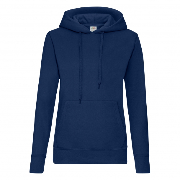 Lady-Fit Hooded Sweat 80/20 Navy L