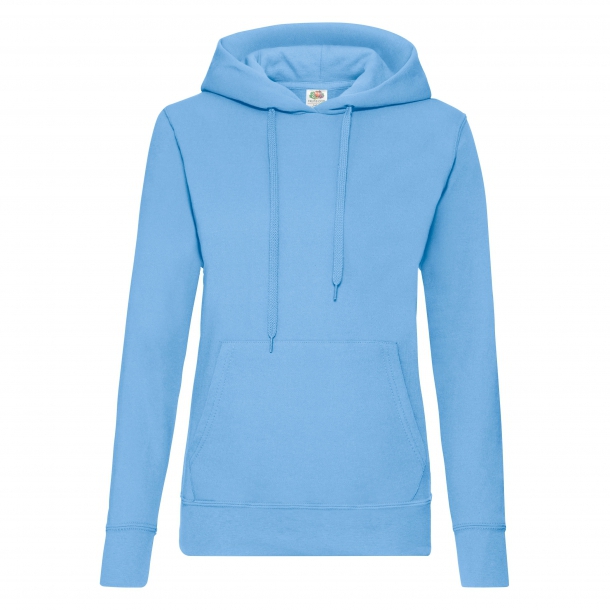 Lady-Fit Hooded Sweat 80/20 Sky Blue L