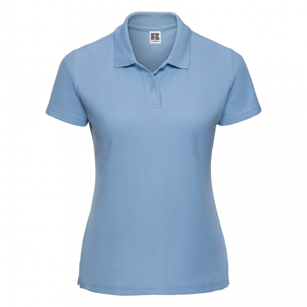 Ladies Classic Polycotton Polo Sky M