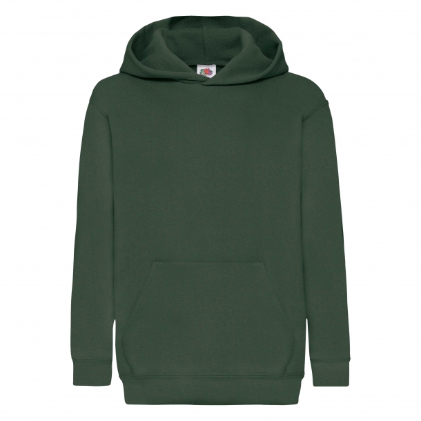 Kids Hooded Sweat 80/20 Bottle Green 12-13 (152)
