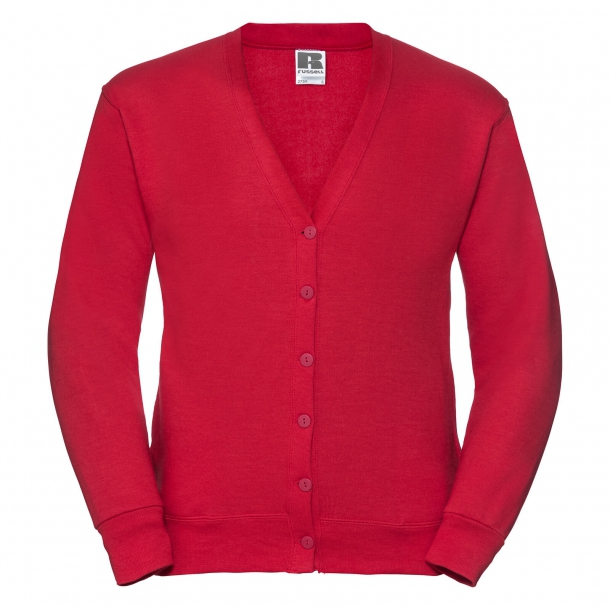 Mens Cardigan 50/50 Classic Red L