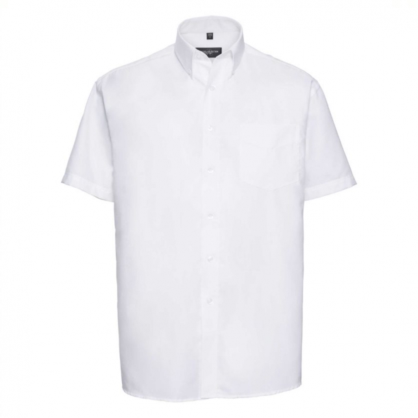 Mens S/S Easy Care Oxford Shirt White L