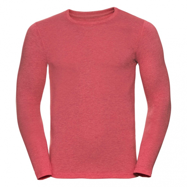 Mens L/S HD Tee Red Marl XL