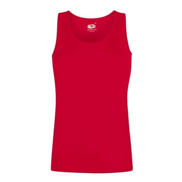 Ladies Performance Vest Red 2XL