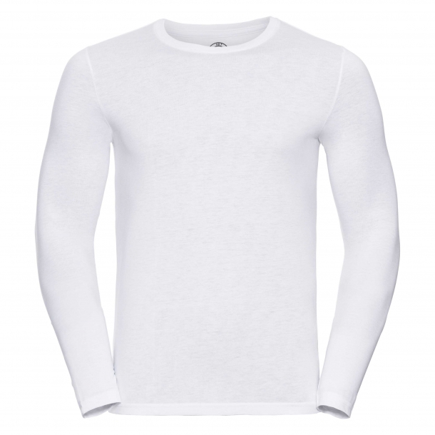 Mens L/S HD Tee White S