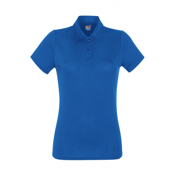 Ladies Performance Polo Royal Blue XS