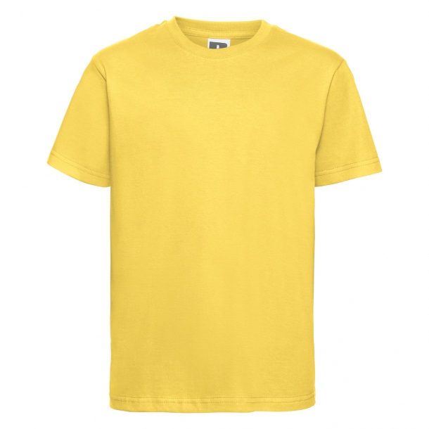 Kids Slim Fit T-Shirt Yellow 7-8 (128)